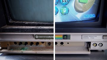 A reasonable person would have thrown this out - Restoring the Commodore 1702 for some retro gaming