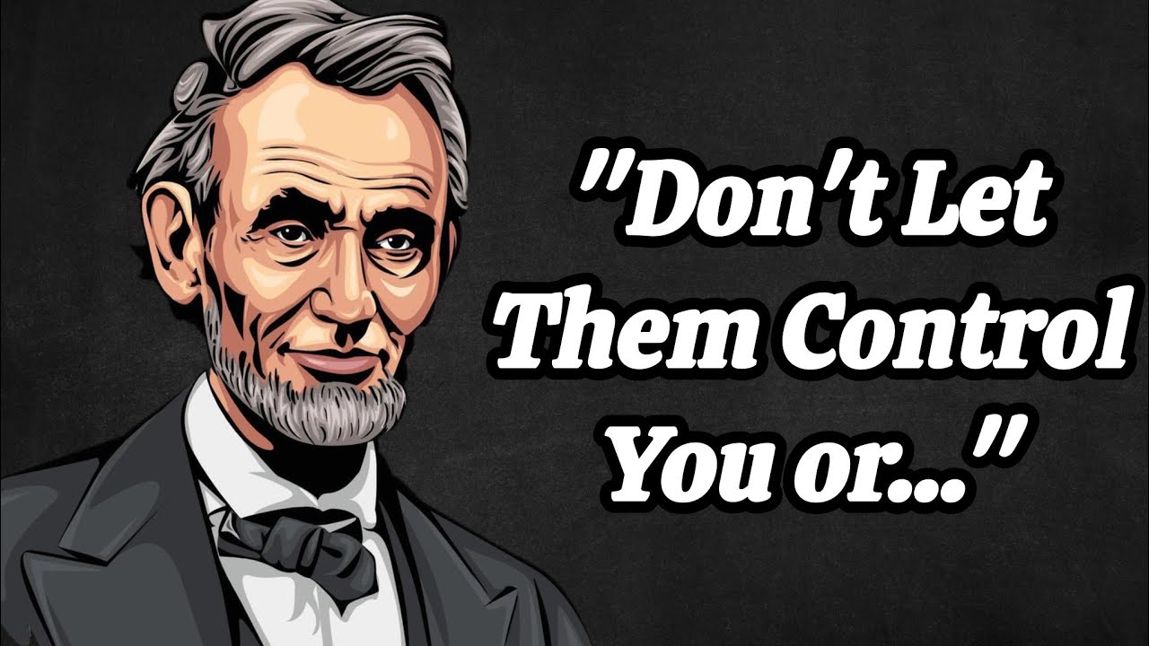 Don't Let Them Control You Wise Words YouTube
