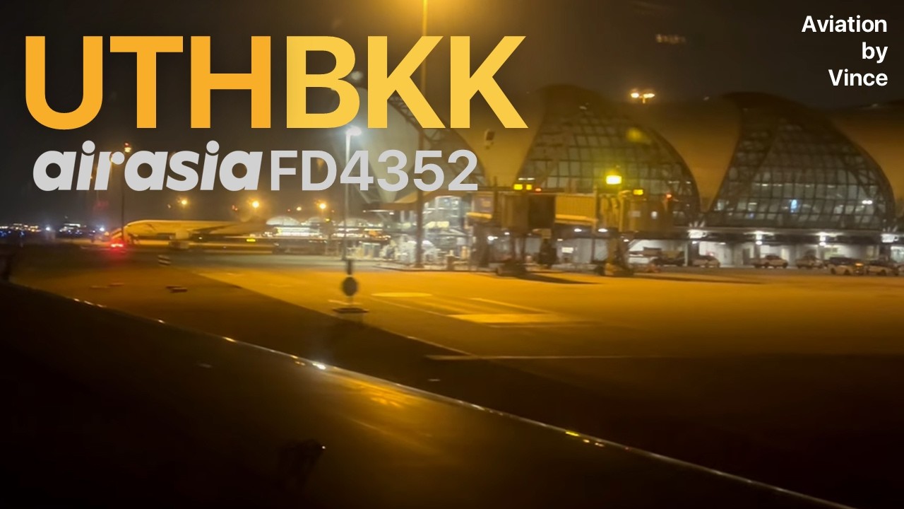 UDON THANI to BANGKOK Suvarnabhumi - AirAsia A320 | Flight