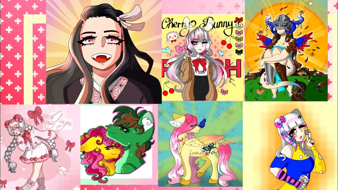 Digital art timelapse compilation! // fanart,mlp