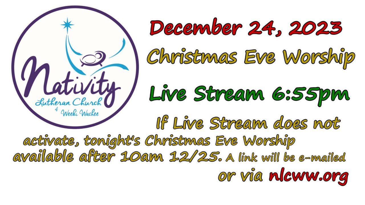 Nativity Lutheran Church (ELCA) Weeki Wachee, Florida, Sunday Worship