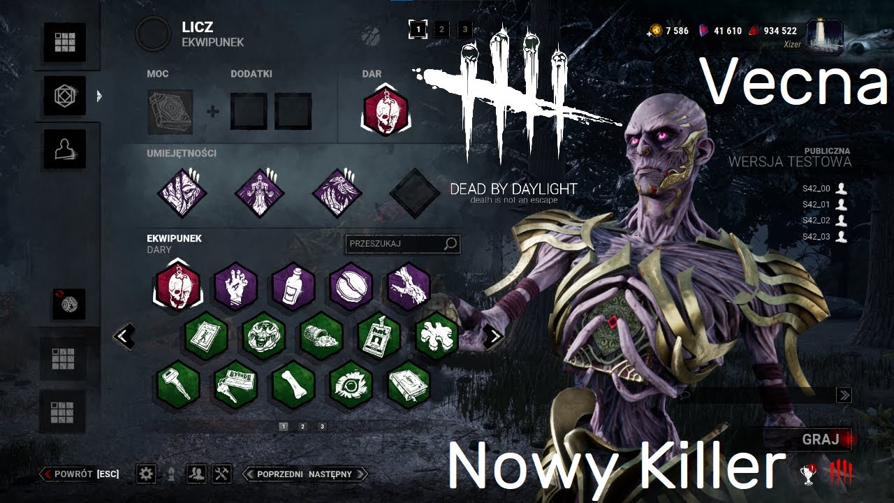 Dead By Daylight : Nowy Killer Na PTB Czyli Vecna Z D&D - YouTube