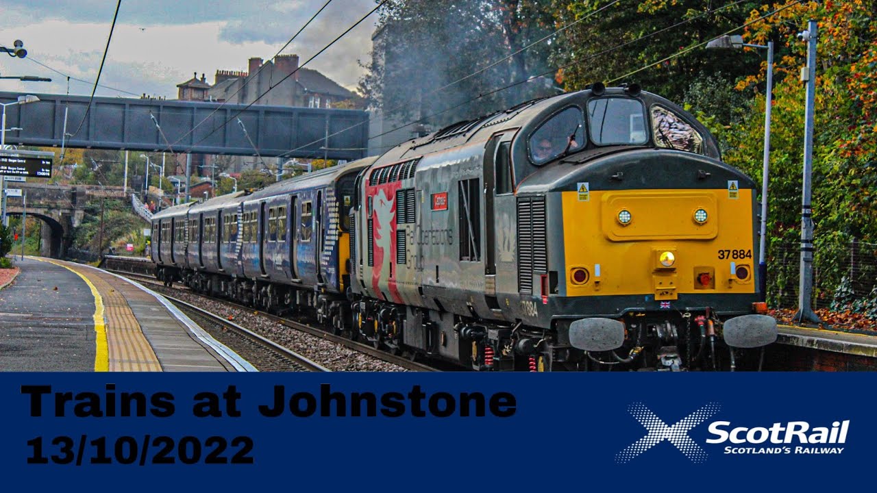Trains at Johnstone (13/10/2022) YouTube