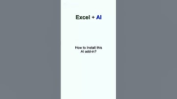 How To Install AI-Add Ins In MS Excel #excel #exceltips #windows #exceltutorial #exceltricks