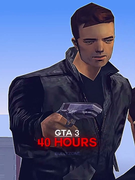 How Long Does It Take To Finish GTA Games? #gta #shorts