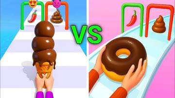 Bakery Stack VS Stacky Ice Cream Runner - All Levels Gameplay walkthrough Android iOS 