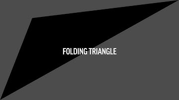 P5 Javascript Sketch - Folding Triangle
