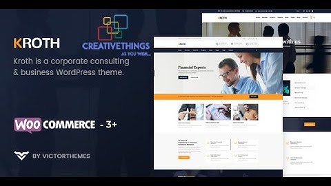 Kroth - WordPress Theme Business Consulting