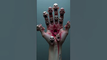 The fingers are smiling ☺ and moving #shorts #cute #funny #finger #ai #animatry #animation #viral