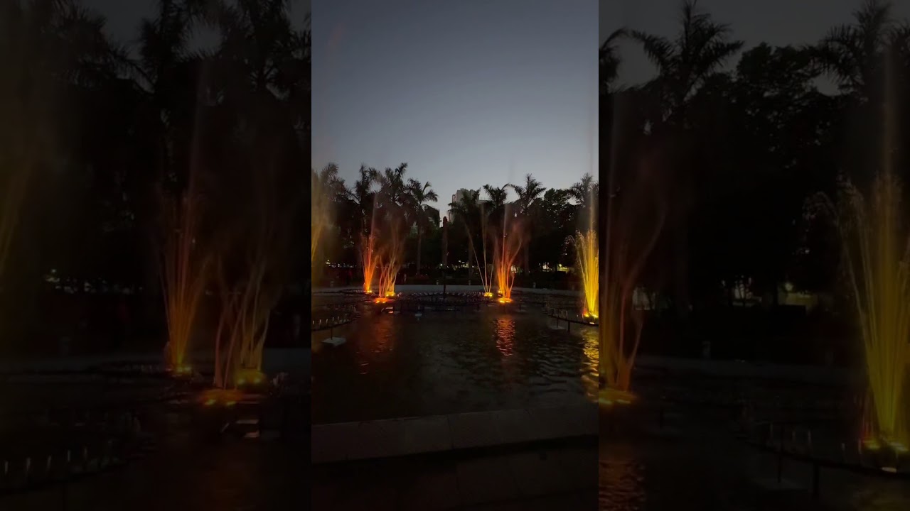 Musical Fountain Show, Leisure valley park sector 29 Gurgaon 