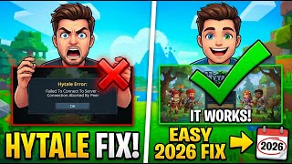 How To Fix Hytale “Failed To Connect To Server – Connection Aborted By Peer” | Easy Fix 2026