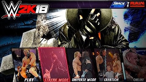 WWE 2K18 - FULL MAIN MENU, Match Types, NEW MODES, New Features (PS4/XBOX ONE) [CONCEPT]