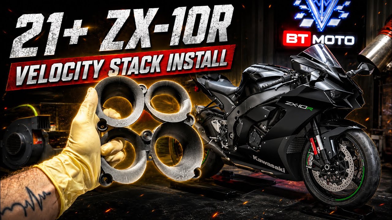 21-26) Kawasaki ZX-10R Velocity Stacks | BT Moto