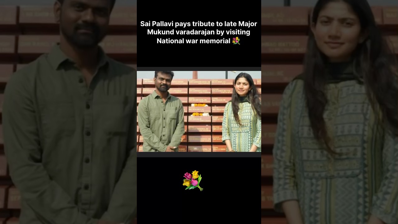 Saipallavi visit national war memorial 🌸