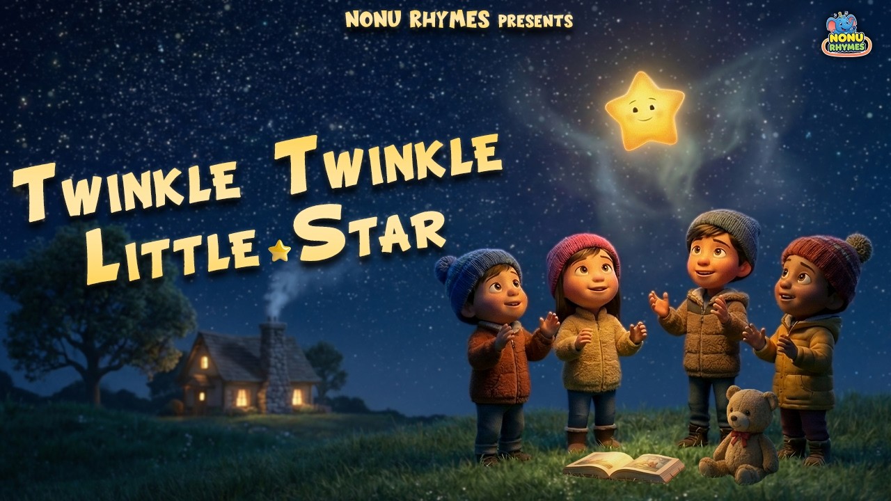 Twinkle Twinkle Little Star | ‪@NonuRhymes Nursery Rhymes & Kids Songs
