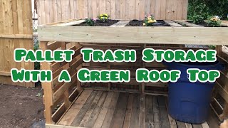 DIY Living Roof Bin Store: With Water-Saving System! 