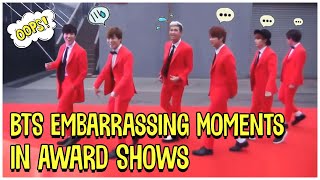 BTS Embarrassing Moments In Award Shows by ONLY LUV KPOP 208,154 views 12 days ago 10 minutes, 1 second