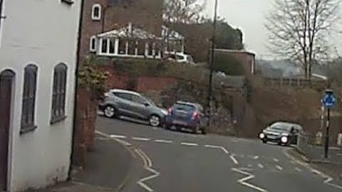Mini Roundabout collision caught on Dash Cam West Midlands