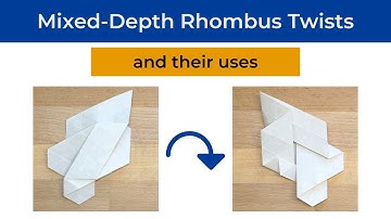 Mixed-Depth Rhombus Twists in Origami Tessellations
