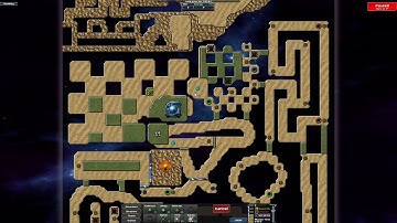 Creeper World 3 Colonial Space (2x Speed): Land-inverter CSM B-1, by builder17