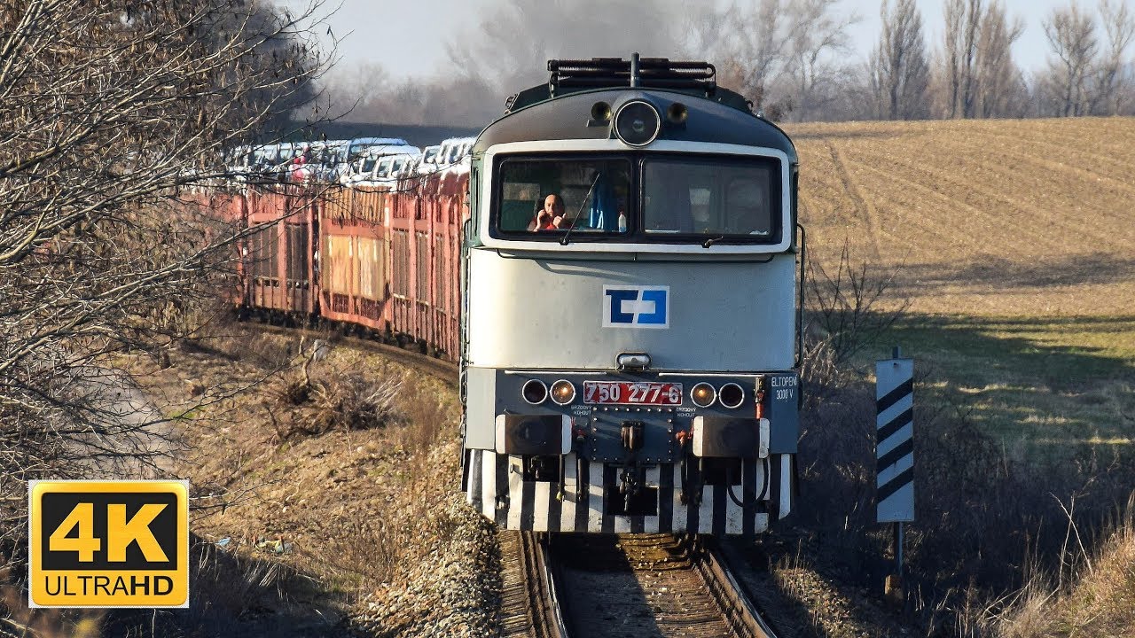 Nákladní vlaky v okolí Mladoboleslavska únor a březen 2019 (4K) #1
