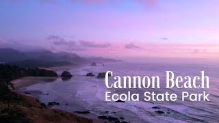 Sunset Cannon Beach Ecola State Park | 最美日落
