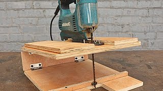 Jigsaw usage tips that few people know about this are really interesting / Homemade woodworking tool