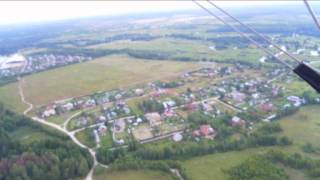 Полеты на дельталете в Подмосковье (Flying ultralights in Moscow)