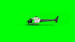 Вертолет на зеленом фоне