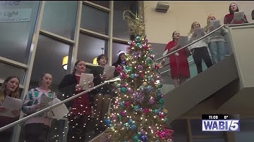 Tree lighting ceremony brings out Brewer residents amid low temps