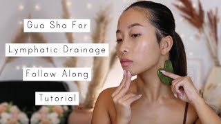 Gua Sha For Lymphatic Drainage  Follow Along Tutorial