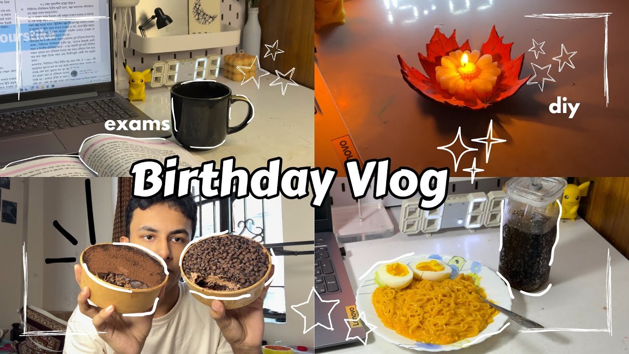 Видеоблог о дне рождения и экзаменах 🥲
