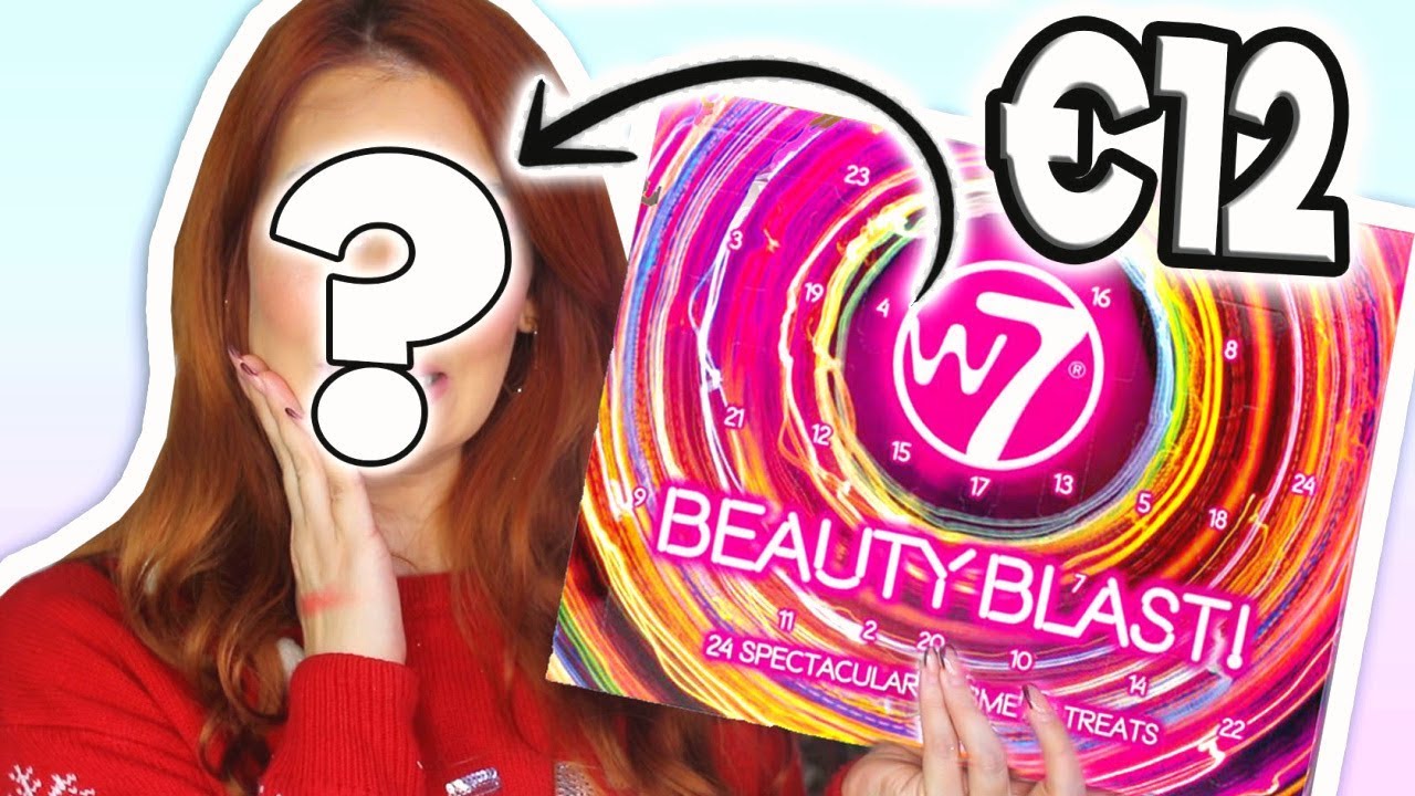 ¿W7 VALE LA PENA? PONIENDO A PRUEBA (en mi cara) su CALENDARIO de ADVIENTO por €12!