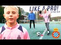 Mastering The Ball Like A Pro 10 Years Old Student Payer Of RCD Espanyol Mastering The Ball Like A Pro 10 Years Old Student Payer Of RCD Espanyol