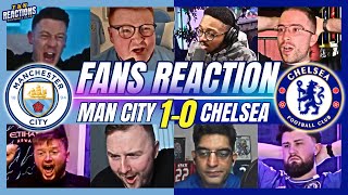 MAN CITY & CHELSEA FANS REACTION TO MAN CITY 1-0 CHELSEA | FA CUP SEMIN-FINAL