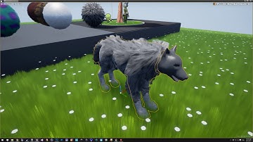 Advanced Fur Shader Wolf demo
