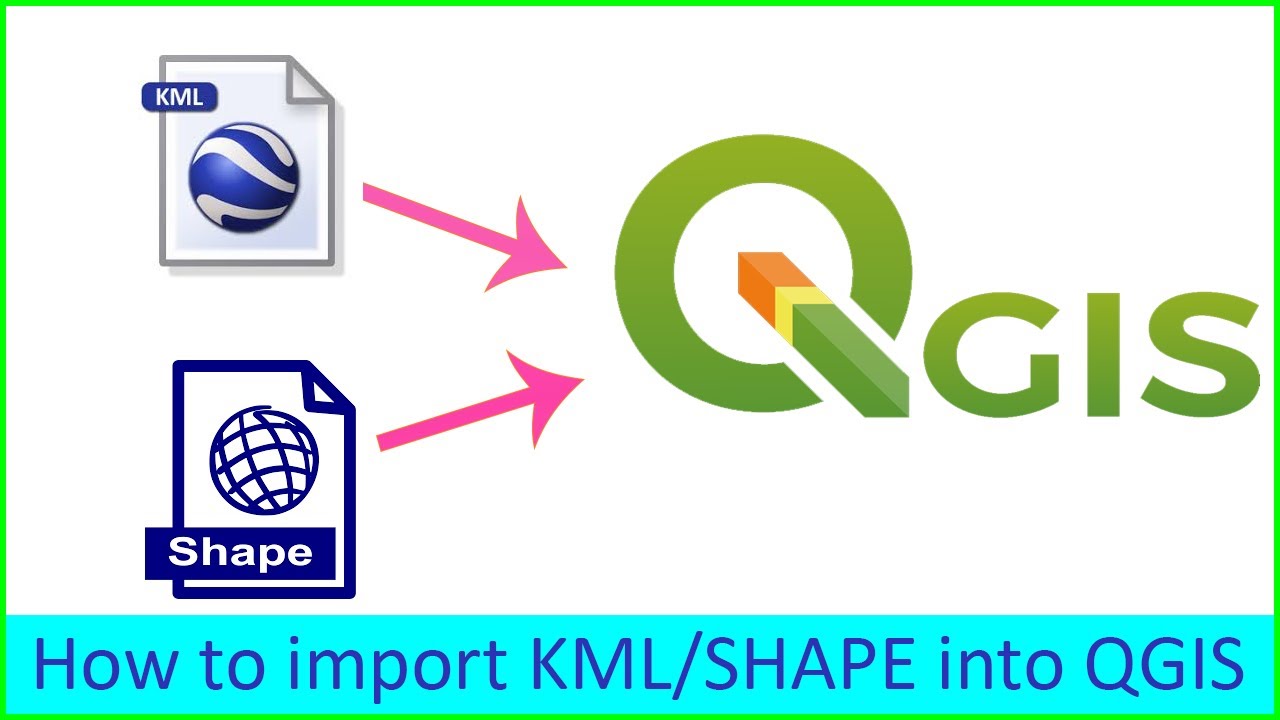 How to import KML & shape into QGIS in Hindi - YouTube