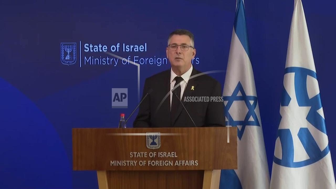 Israeli foreign minister identifies victims of shooting outside embassy in Washington