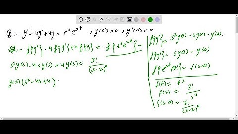 Use the Laplace transform to solve the given initial-value problem. y^