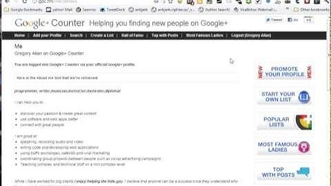 Finding People To Follow in Google Plus using advanced search and directories
