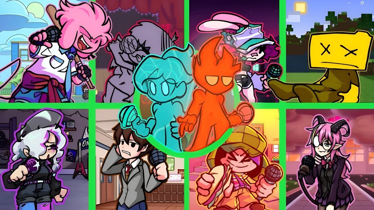 FRIV GAMES!!! (Flaming Waters But Everyone Sings It Betadciu)