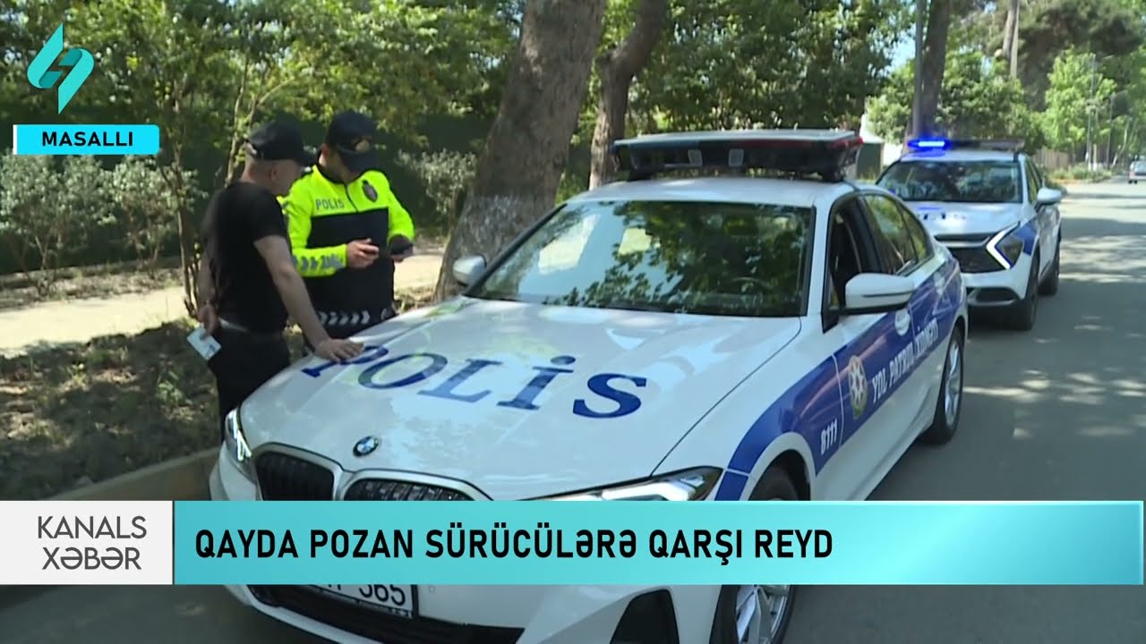Masallıda qayda pozan sürücülərə qarşı reyd keçirilib