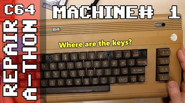 2021 C64 Repair-a-thon #1: "It stumped me!"