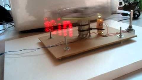 Propeller display / Wyświetlacz widmowy + Arduino