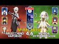 New 46 spiral abyssarlecchino vaporize  nahida hyperburgeon  floor 12  9 stars  genshin impact