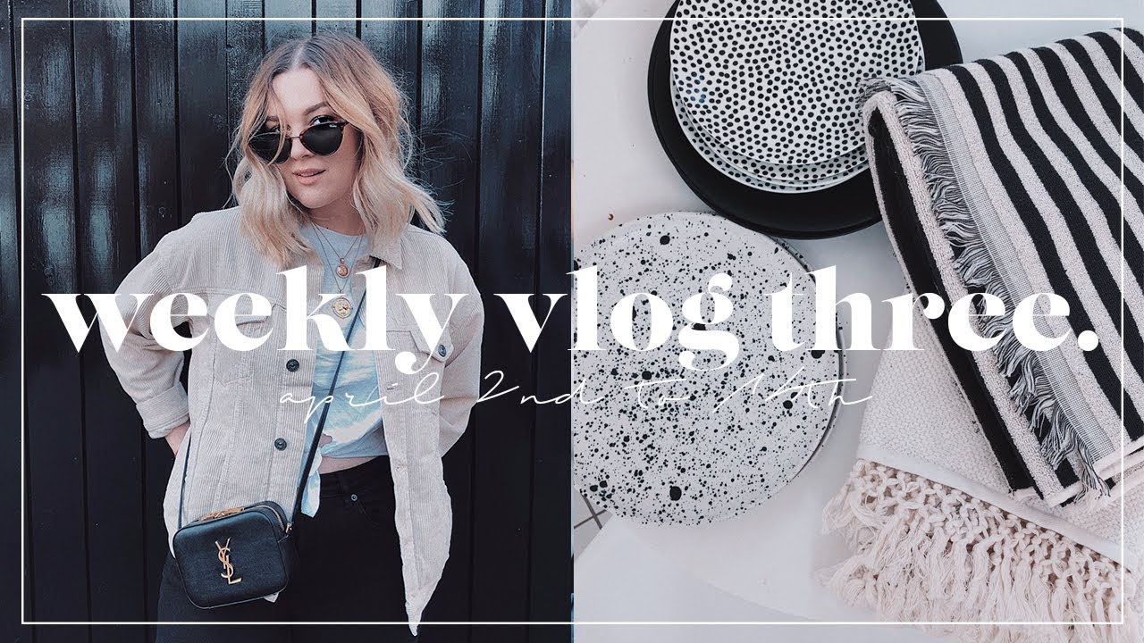 H&M HOME HAUL + VEGAN GROCERY SHOPPING | WEEKLY VLOG #3 | I Covet Thee