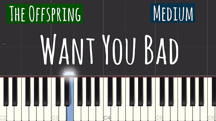 Want You Bad Piano version - Piano performance video thumbnail