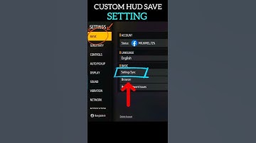 How To Save Custom Hud Settings In Free Fire  #shorts #shortfeed