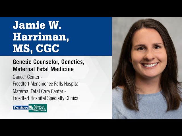 Watch Jamie W. Harriman, genetic counselor on YouTube.