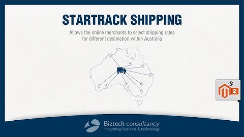 Magento 2 StarTrack Shipping Extension by Biztech Store